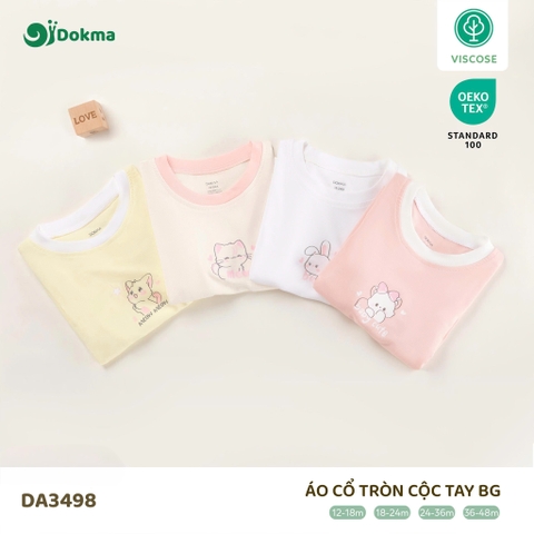 Áo cổ tròn cộc tay Dokma