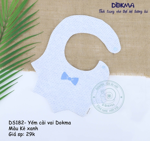 DS182 Yếm cài vai phối tai Dokma