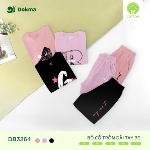 Bộ Cổ Tròn Dài Tay BG