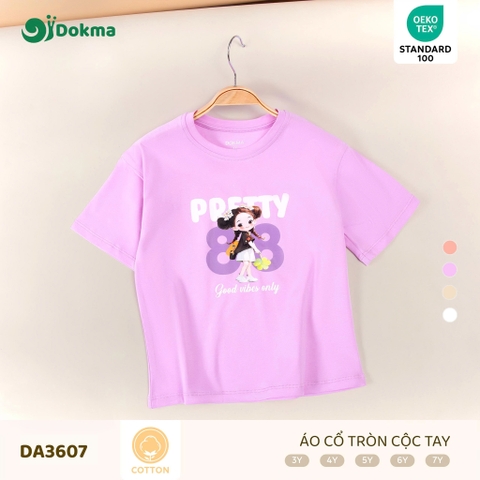 Áo cổ tròn cộc tay (3-7Y)