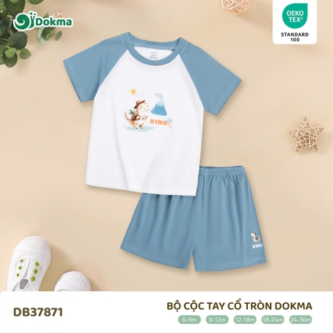 Bộ cộc tay cổ tròn Dokma