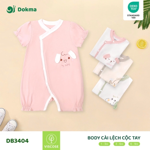 Bộ body cài lệch cộc tay Dokma