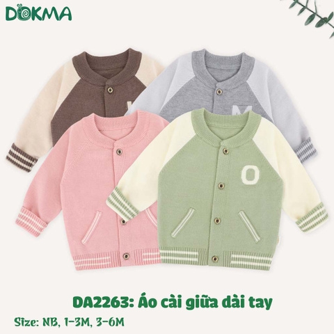 DA2263 Áo cài giữa dài tay