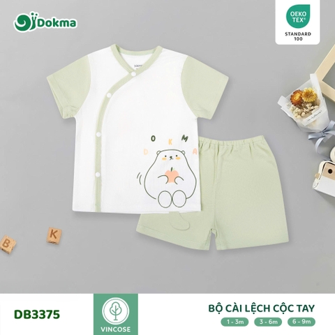 Bộ cài lệch cộc tay Dokma