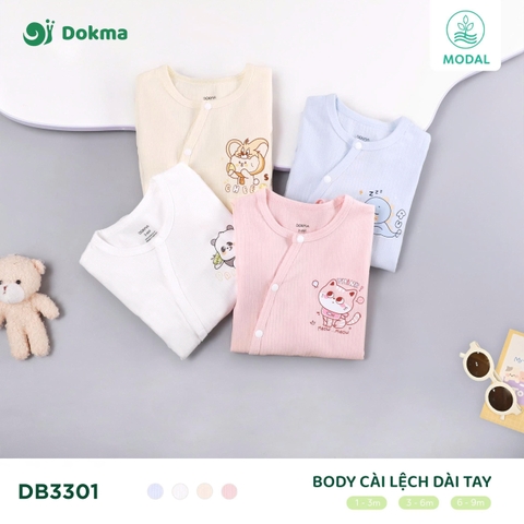 Body Cài Lệch Dài Tay