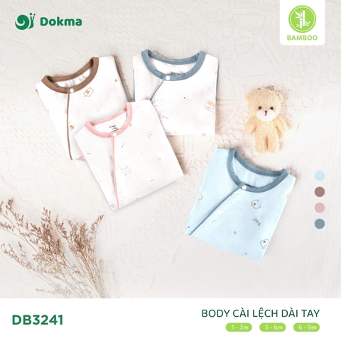 Body Cài Lệch Dài Tay