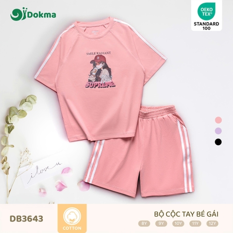 Bộ cộc tay bé gái Dokma