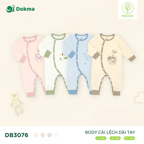 Body Cài Lệch Dài Tay