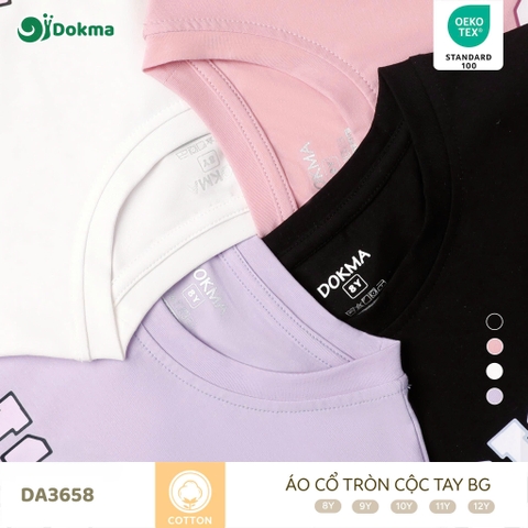 Áo cổ tròn cộc tay Dokma