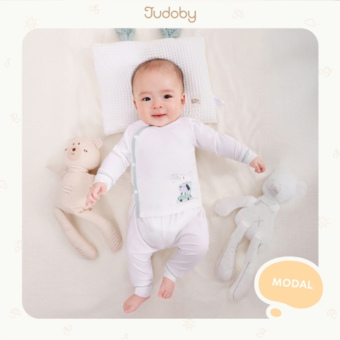 Bộ body cài lệch dài tay