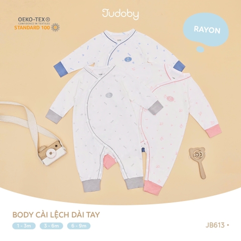 Body cài lệch dài tay