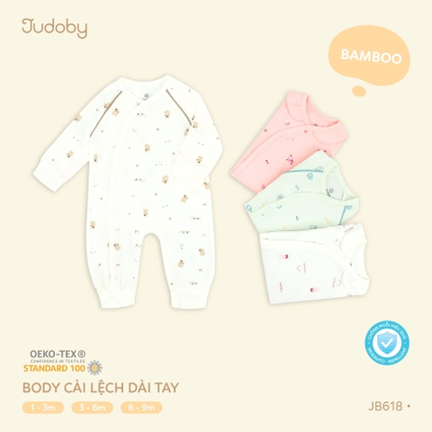 Bộ body cài lệch dài tay Judoby