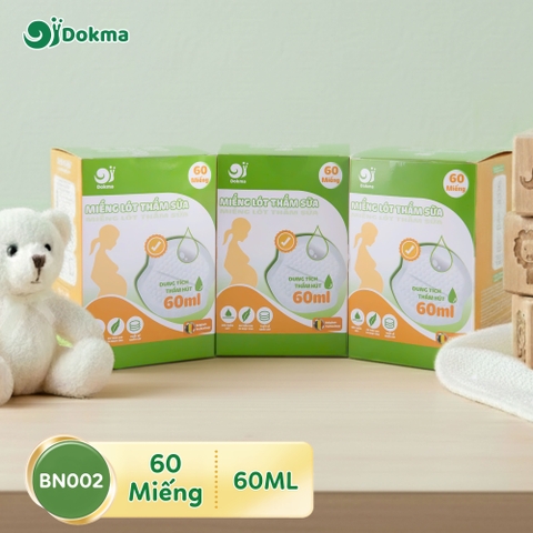 Miếng Lót Thấm Sữa 60PCS