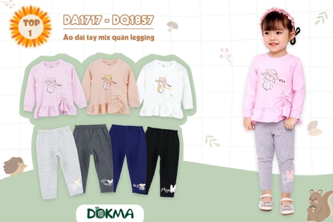 DA1717 Áo dài tay BG ( 18-36M)