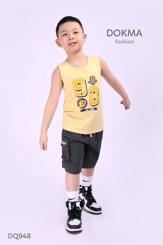 DQ948 Quần túi hộp cotton BT (7-12T)
