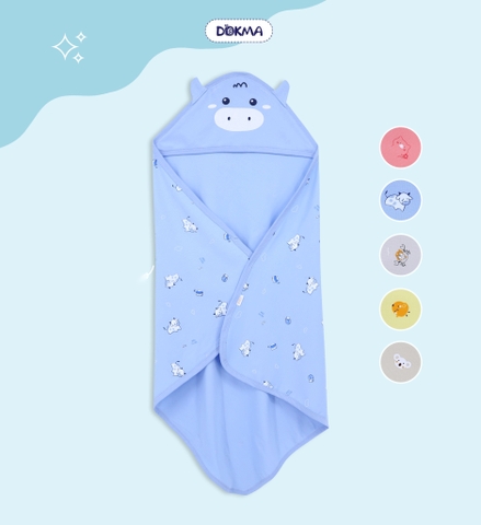 DS355 Chăn ủ cotton phối tai KT 74*76cm