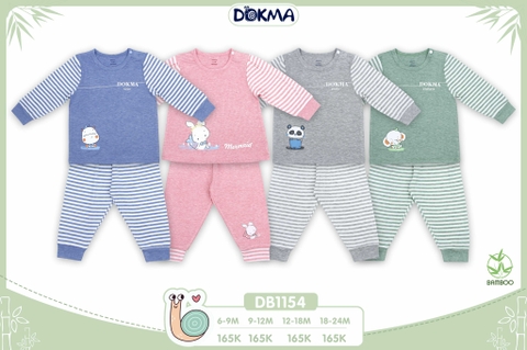 DB1154 Bộ cài vai dài tay Dokma (9-24M)