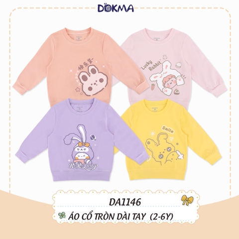 DA1146 Áo cổ tròn dài tay BG (2-6T)