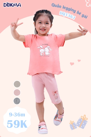 DQ1361 Quần legging bé gái (12-36M)