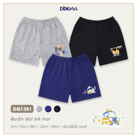 DQ1381 Quần đùi cotton BT (9-36M)