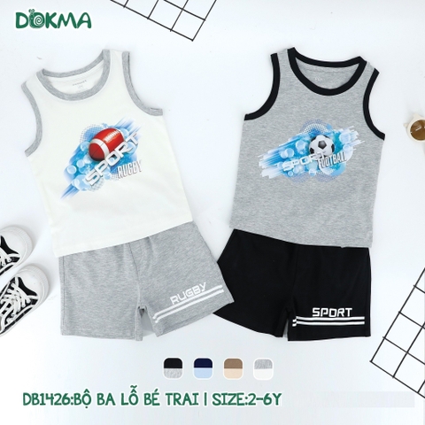DB1426-Bộ ba lỗ BT Dokma(2-6y)