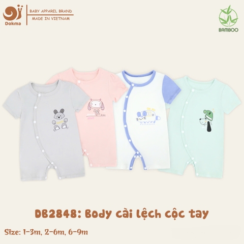 DB2848 - Body cài lệch cộc tay