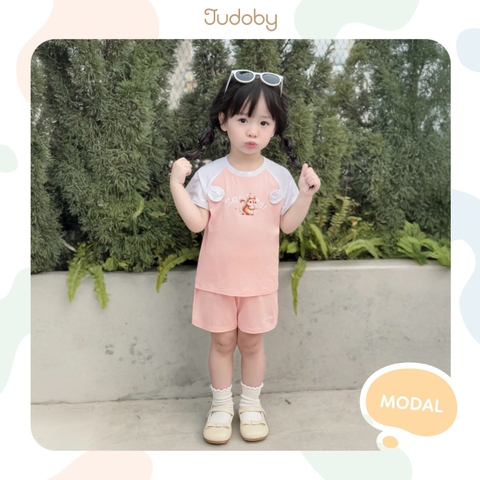 Bộ cộc tay bé gái