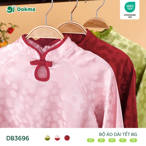 Bộ áo dài tết bé gái