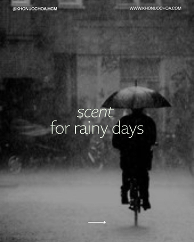 Rainy days may come and go 🌧️ But the scent lasts forever.