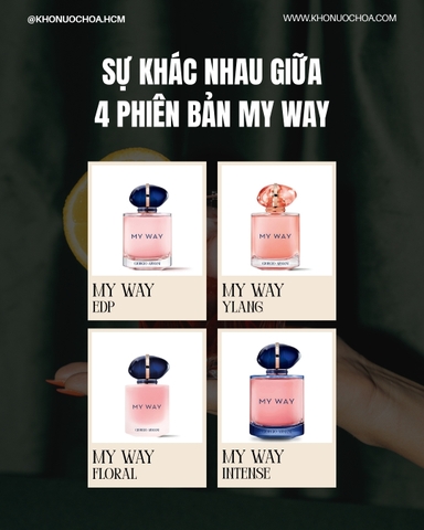 My Way - dòng nước hoa nữ hiện đại đến từ Armani