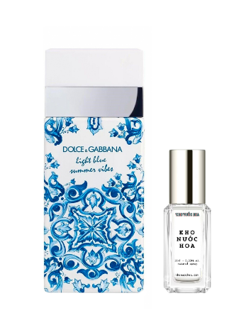 Nước hoa chiết D&G Light Blue Summer Vibes Pour Femme [10ml]