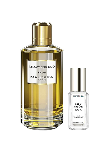 Nước hoa chiết Mancera Crazy For Oud [10ml]