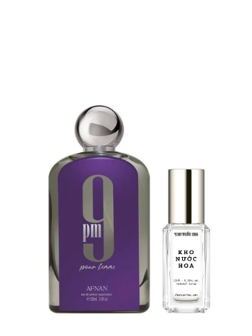 Nước hoa chiết Afnan 9 Pm Pour Femme [10ml]