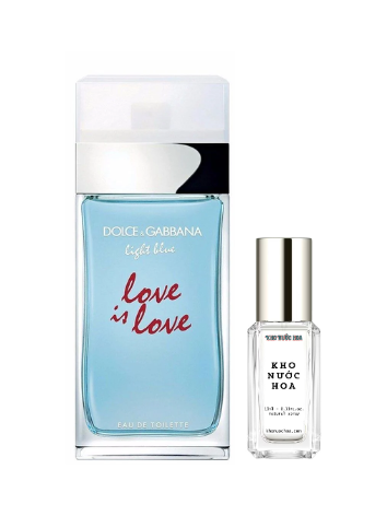 Nước hoa chiết D&G Light Blue Love Is Love Femme [10ml]