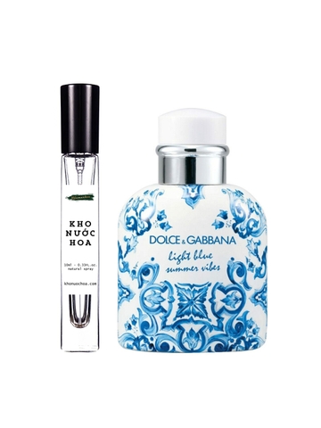 Nước hoa chiết D&G Light Blue Pour Homme Summer Vibes Pour Homme [10ml]