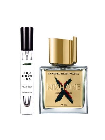 Nước hoa chiết Nishane Hundred Silent Ways X [10ml]