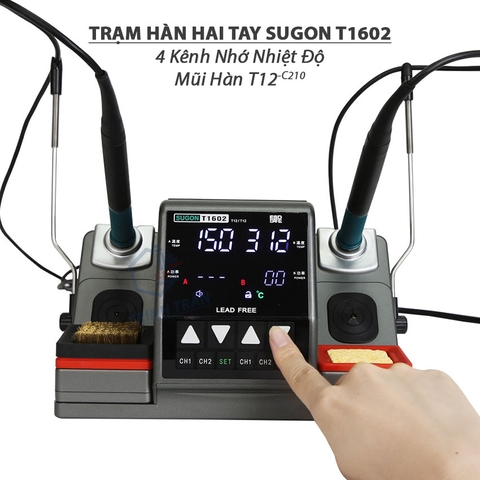 Trạm hàn thiếc SUGON T1602 Máy 150W