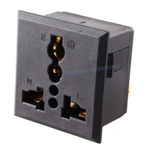 Ổ cắm vuông 3P đa năng cắm nguồn AC xoay chiều