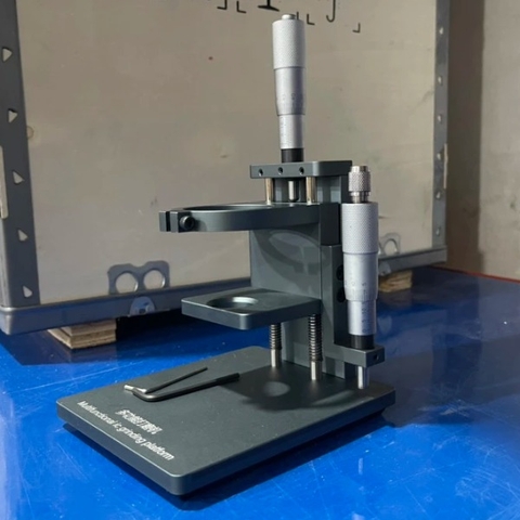 Bộ đế kẹp máy mài con chuột có chỉnh Vitme