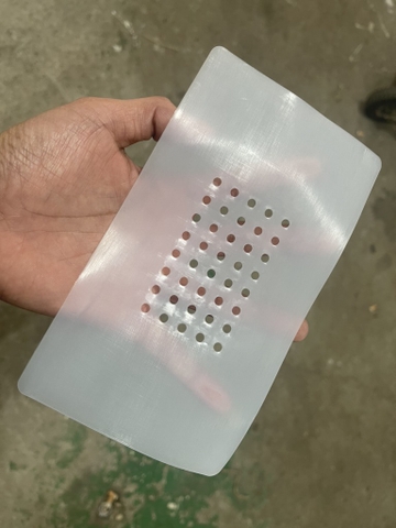 Đệm cao su silicon máy cắt nhỏ 8.5inch