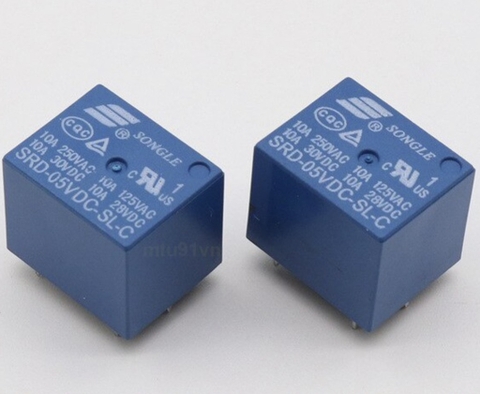 Relay 12V 5 chân Songle - Xịn
