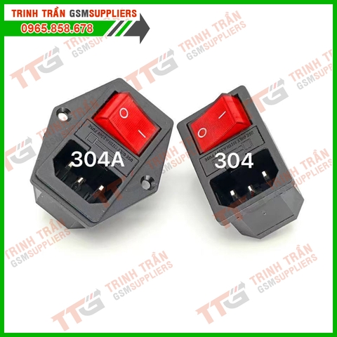 Ổ cắm đầu vào có công tắc bật tắt