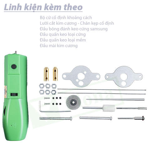 Máy cuốn quấn keo dùng pin Fiona 5in1