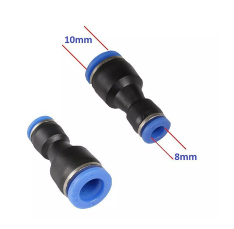 Nối nhanh ống hơi khí nén giảm 10 về 8mm