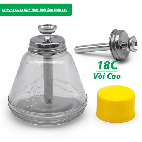 Lọ đựng dung dịch hóa chất thủy tinh