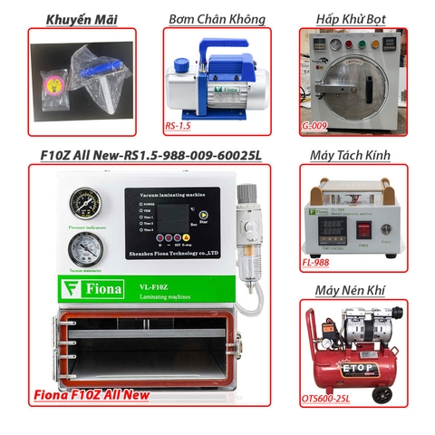 Trọn Bộ Fiona F10Z All New/ RS-1.5/ G-009/ 988/ 60025L