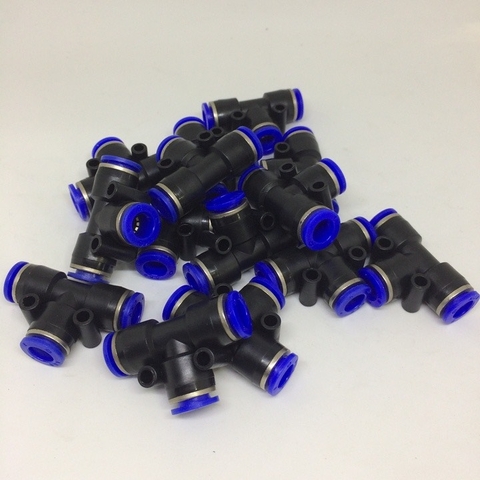 Đầu hơi nối nhanh T8 - 3 đầu nối ống 8mm