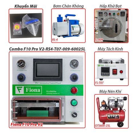 Trọn Bộ Fiona F10 Pro V2/ RS-4/ G-009/ T07/ 60025L