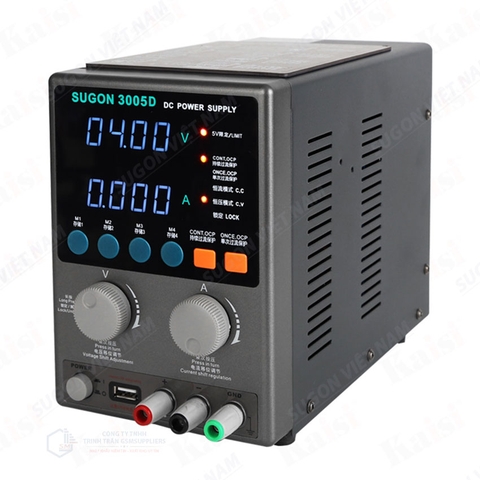 Máy cấp nguồn đo dòng Sugon 3005D 30V-5A