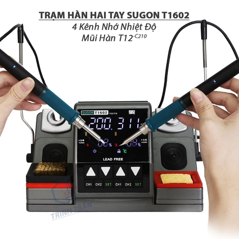 Trạm hàn thiếc SUGON T1602 Máy 150W